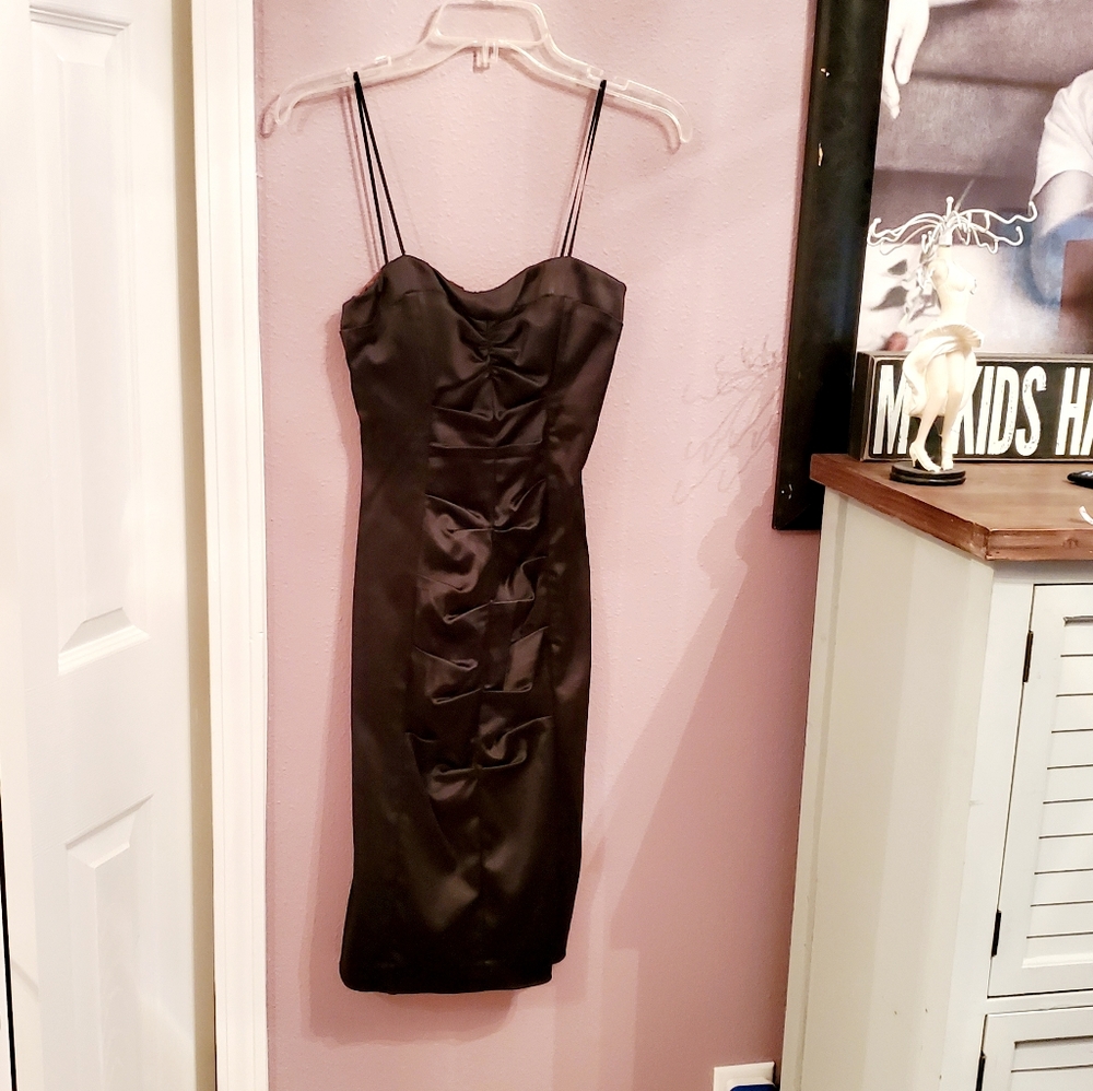 Cache Strapless black pencil dress size 2.